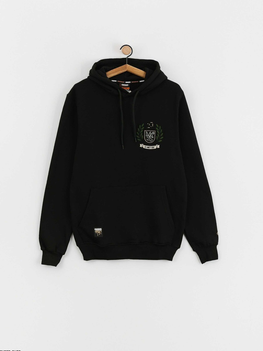 Clothing MassDnm Sweatshirts/Hoodies | Massdnm Urgent Hd Hoodie Black