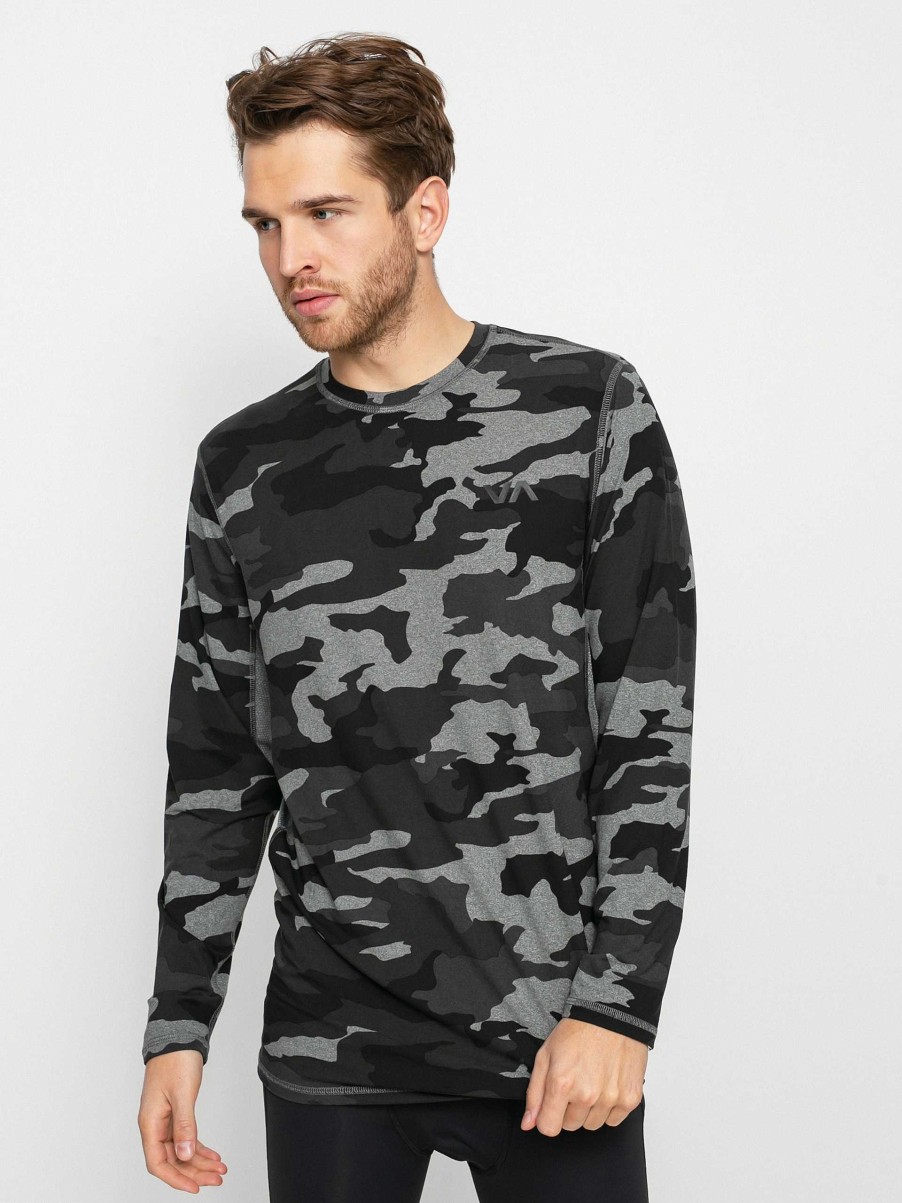 Clothing RVCA Longsleeves | Rvca Sport Vent Lycra Longsleeve Camo