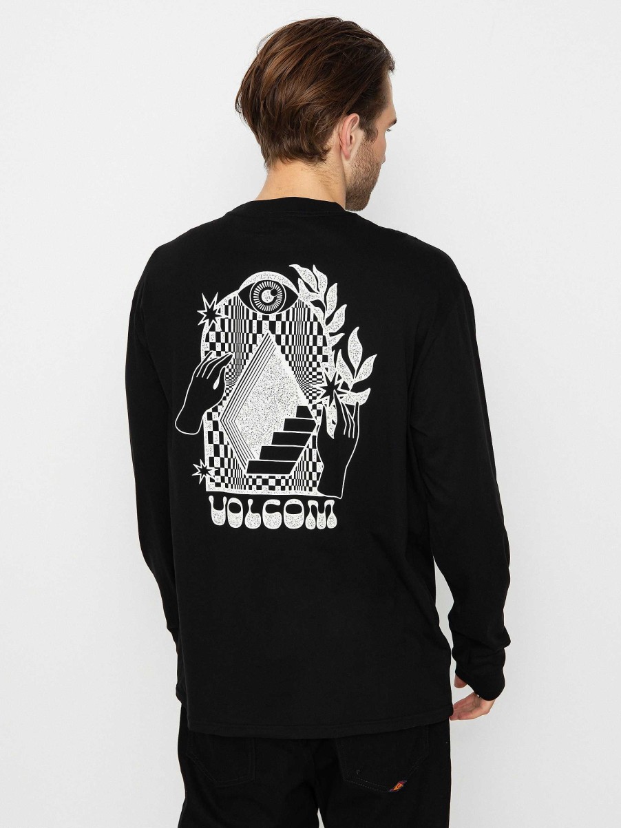 Clothing Volcom Longsleeves | Volcom Stairway Longsleeve Black