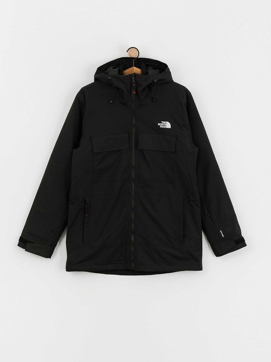 Clothing The North Face Snowboard Jackets | Mens The North Face Fourbarrel Triclimate Snowboard Jacket Black