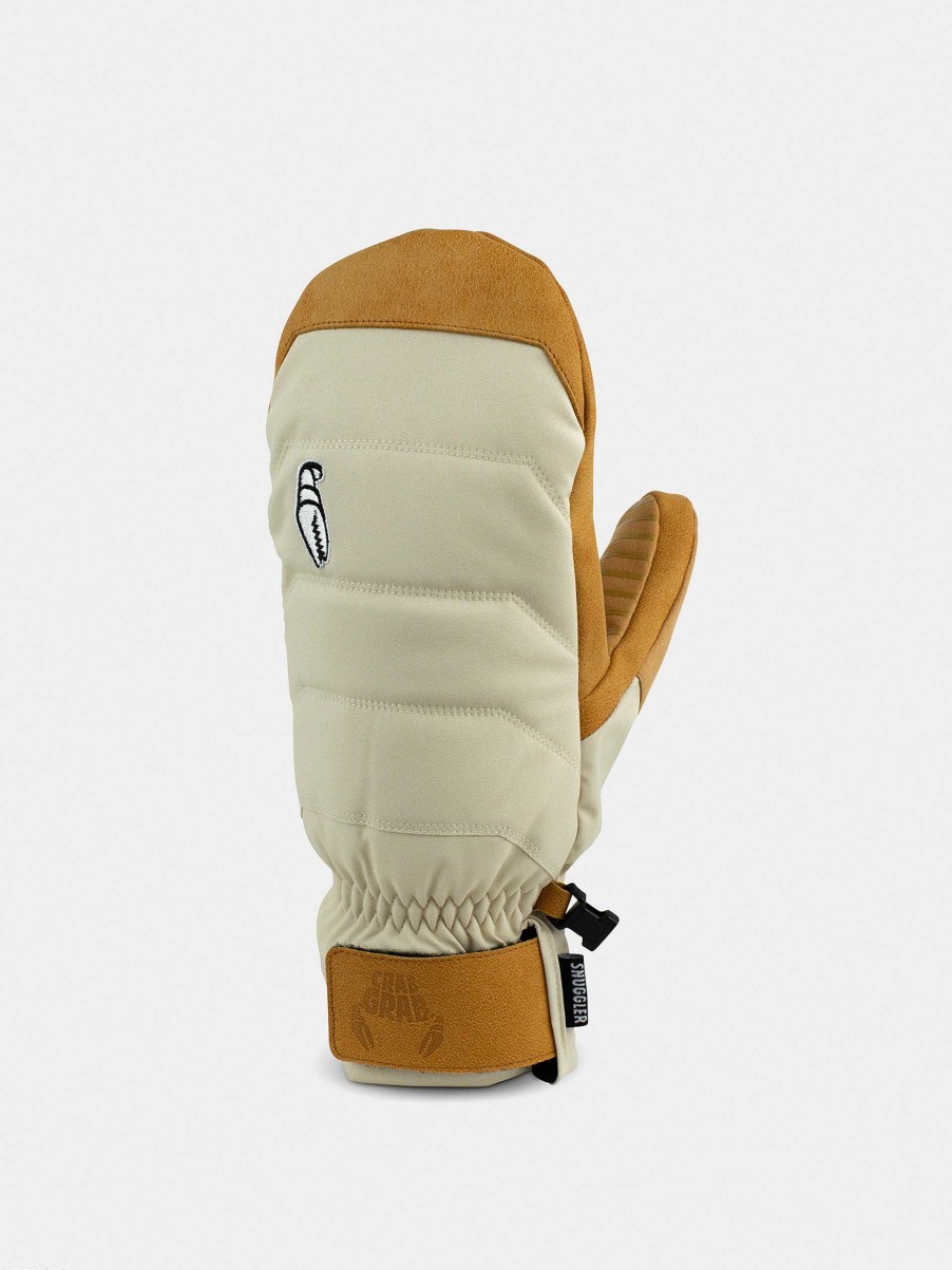 Clothing Crab Grab Snowboard Gloves | Crab Grab Snuggler Mitt Gloves Beige