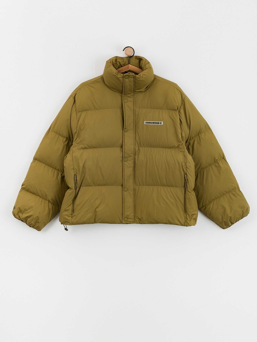 Clothing Converse Jackets | Converse Super Puffer Jacket Green