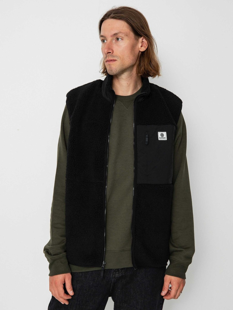 Clothing Element Jackets | Element Kamizelka Lake Sherpa Jacket Black