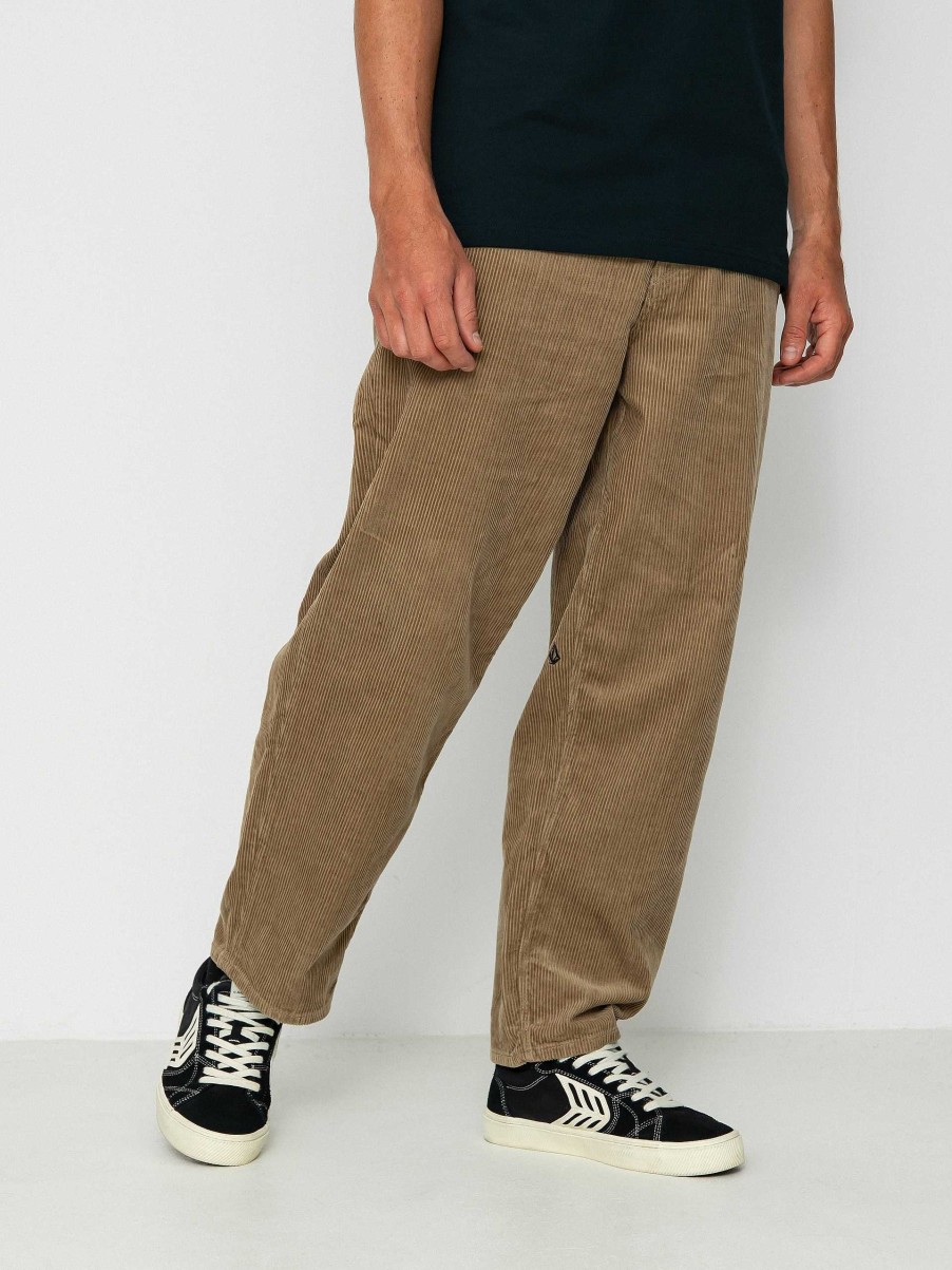 Clothing Volcom Pants | Volcom Billow Tapered Cord Pants Green