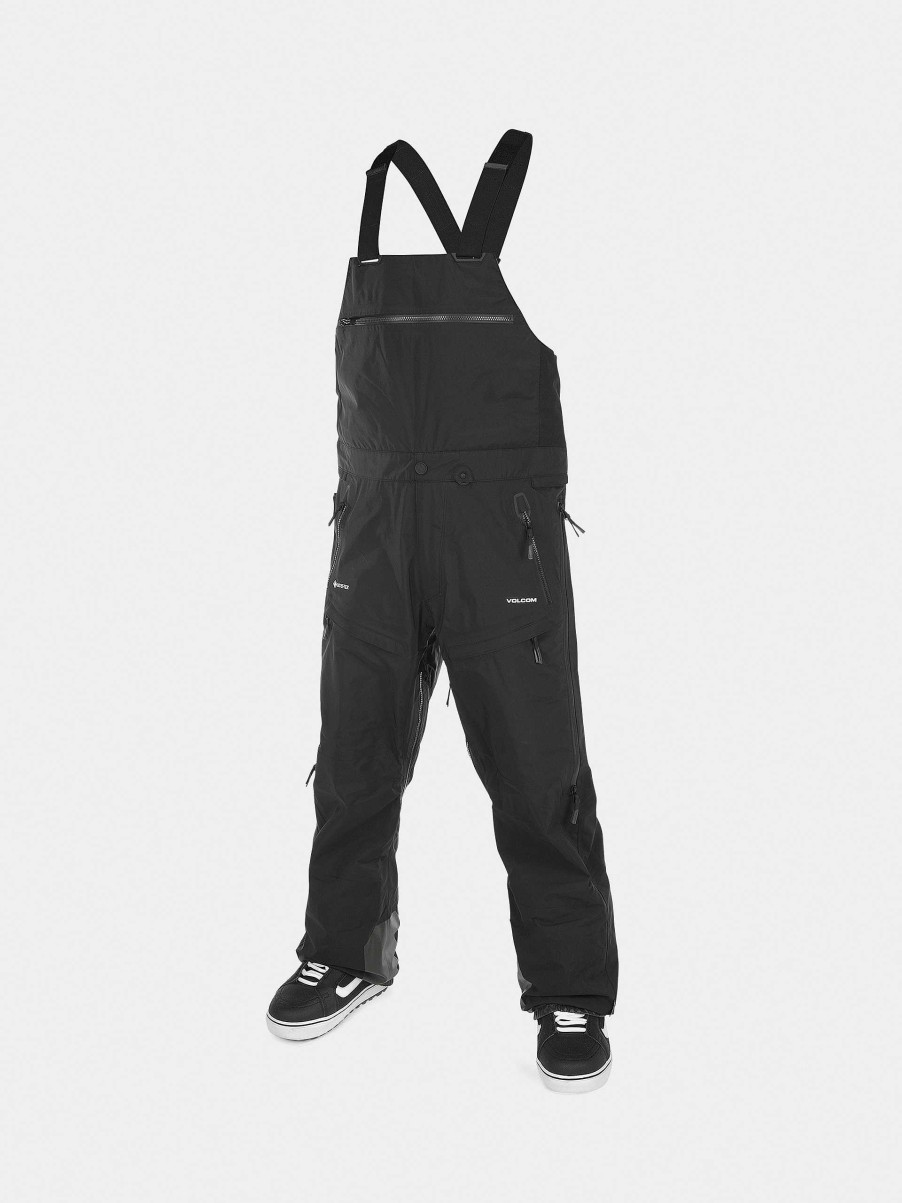 Clothing Volcom Snowboard Pants | Mens Volcom 3L Gore Tex Bib Overhauler Snowboard Pants Black