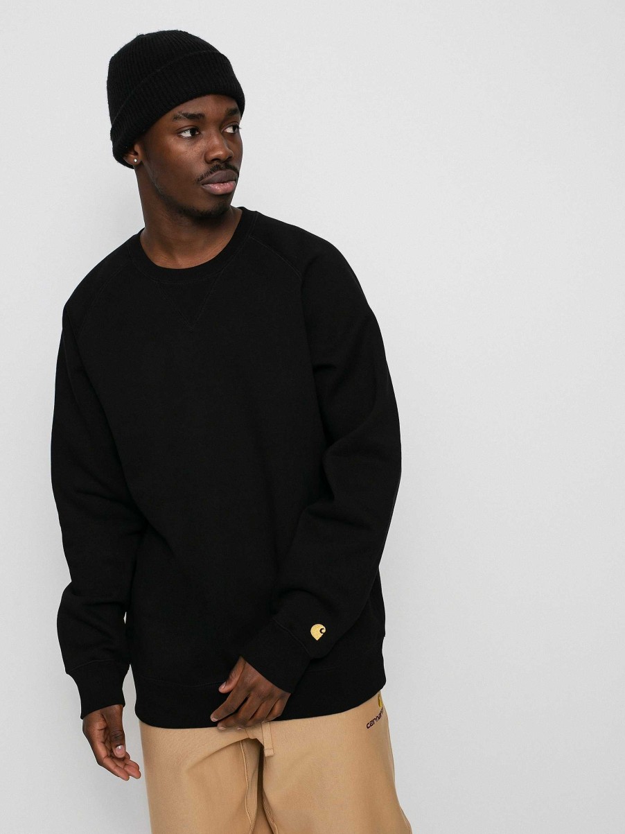 Clothing Carhartt WIP Sweatshirts/Hoodies | Carhartt Wip Chase Sweatshirt Black