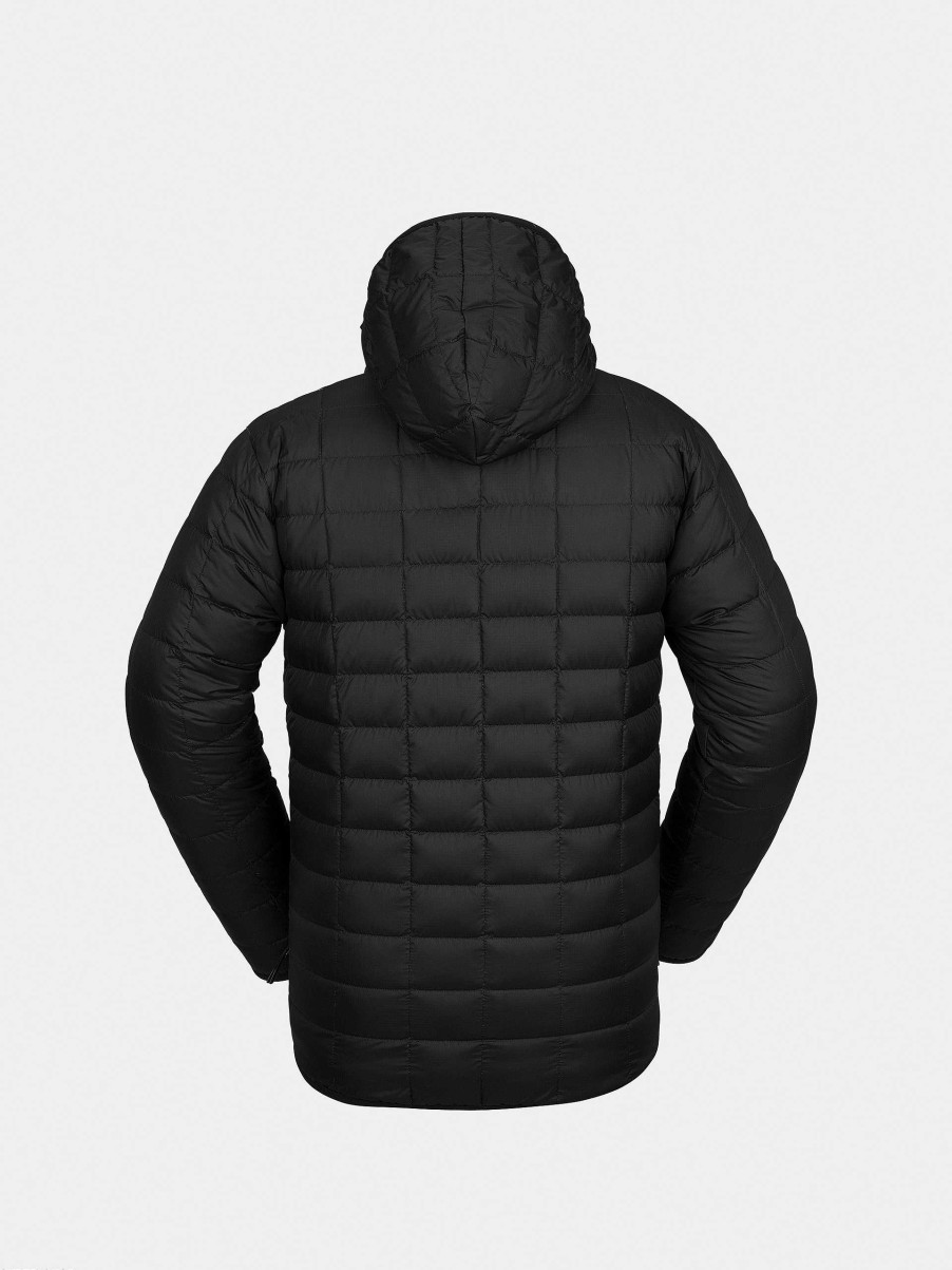 Clothing Volcom Snowboard Jackets | Mens Volcom Puff Puff Give Snowboard Jacket Black