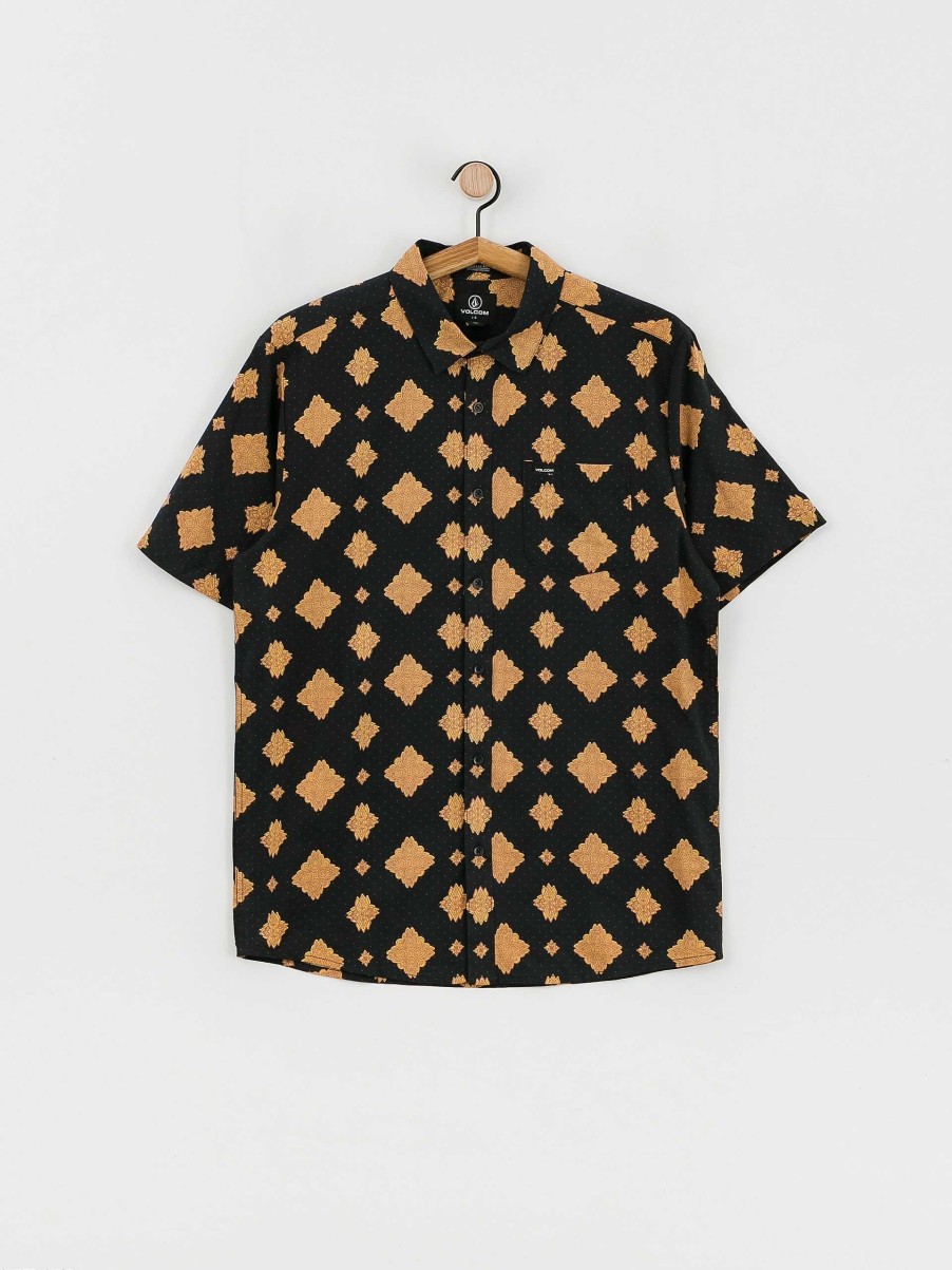 Clothing Volcom Shirts | Volcom Grit Mandala Shirt Black