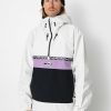 Clothing Quiksilver Snowboard Jackets | Mens Quiksilver Steeze Snowboard Jacket White