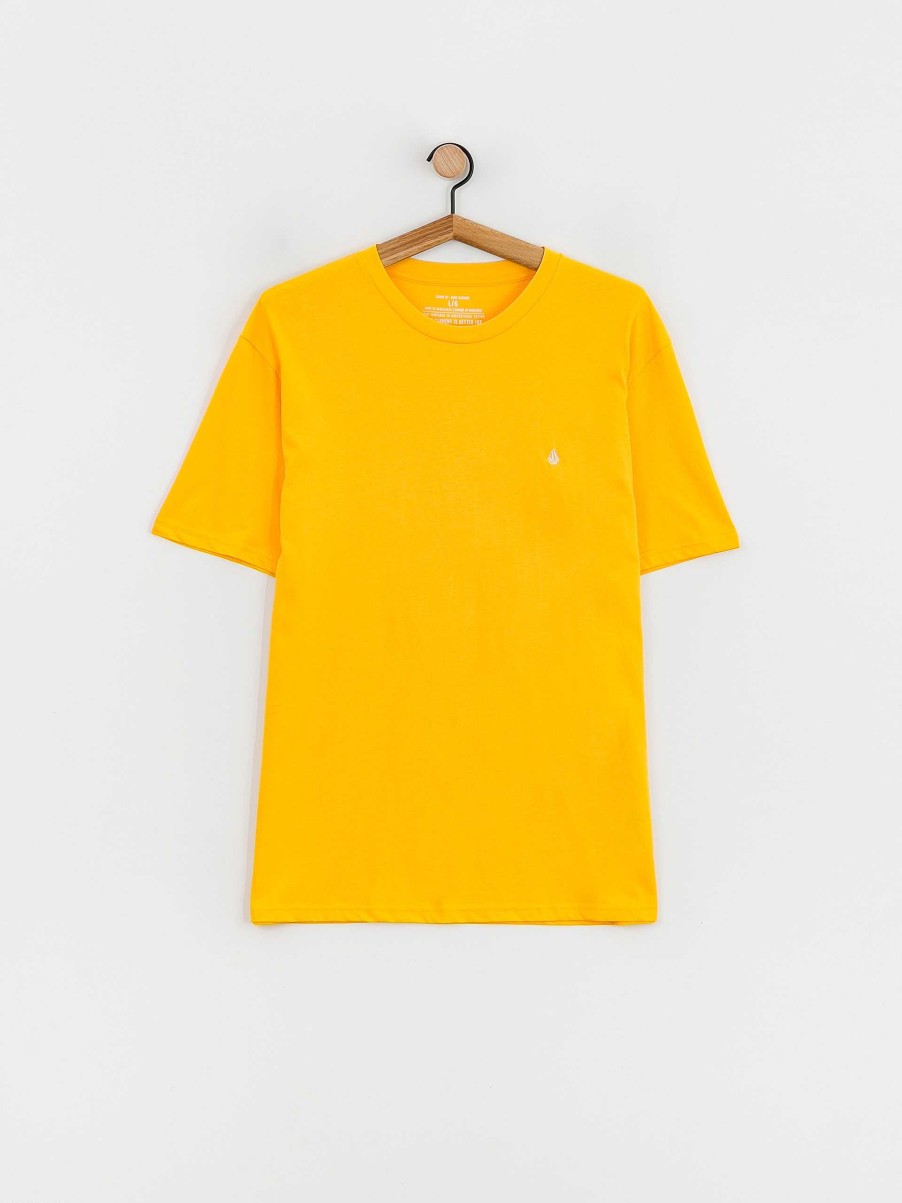 Clothing Volcom T-Shirts | Volcom Stone Blanks Bsc T-Shirt Yellow