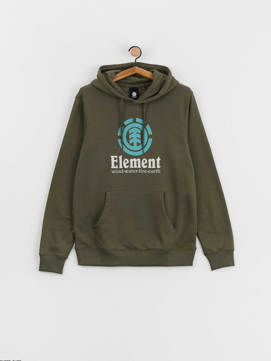 Clothing Element Sweatshirts/Hoodies | Element Vertical Sweatshirt Green