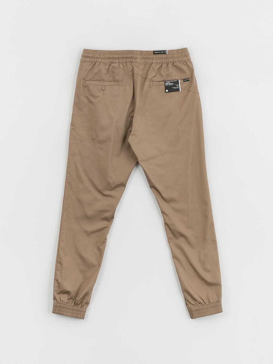 Clothing Volcom Pants | Volcom Frickin Slim Jogger Pants Beige