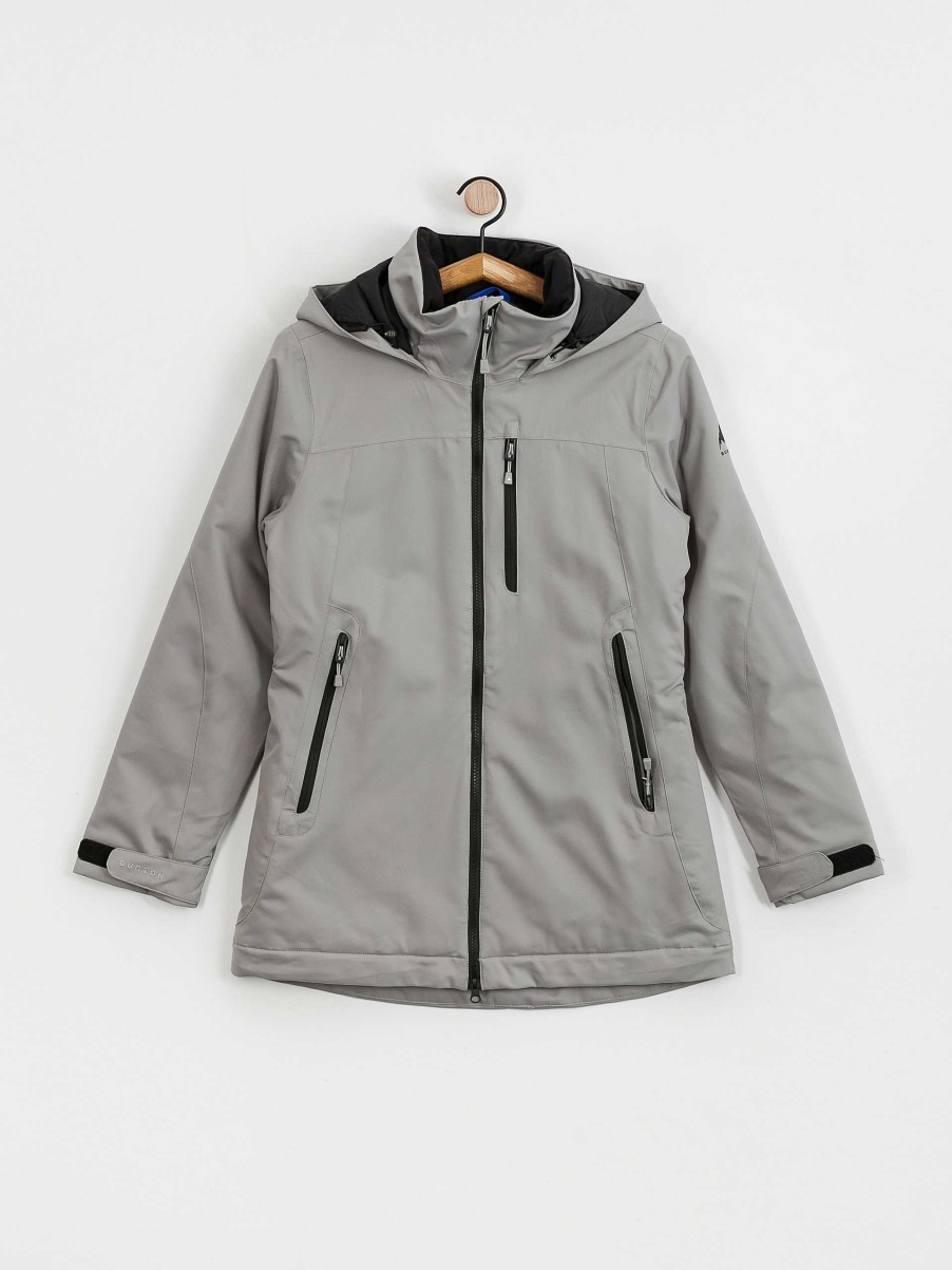 Clothing Burton Snowboard Jackets | Womens Burton Lelah Snowboard Jacket Grey