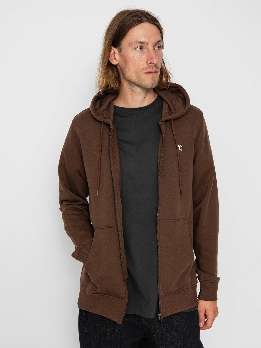 Clothing Element Sweatshirts/Hoodies | Element Cornell Classic Zhd Hoodie Brown