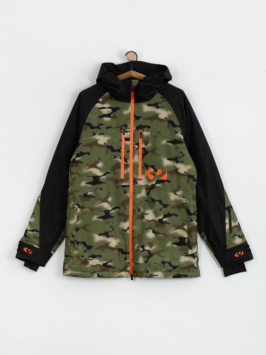 Clothing ThirtyTwo Snowboard Jackets | Mens Thirtytwo Lashed Insulated Snowboard Jacket Camo