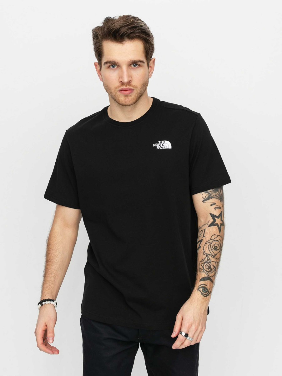 Clothing The North Face T-Shirts | The North Face Redbox T-Shirt Black