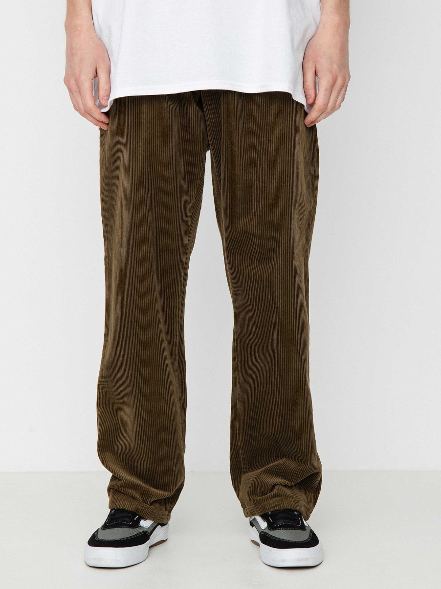 Clothing Malita Pants | Malita Cord Log Elastic Pants Brown