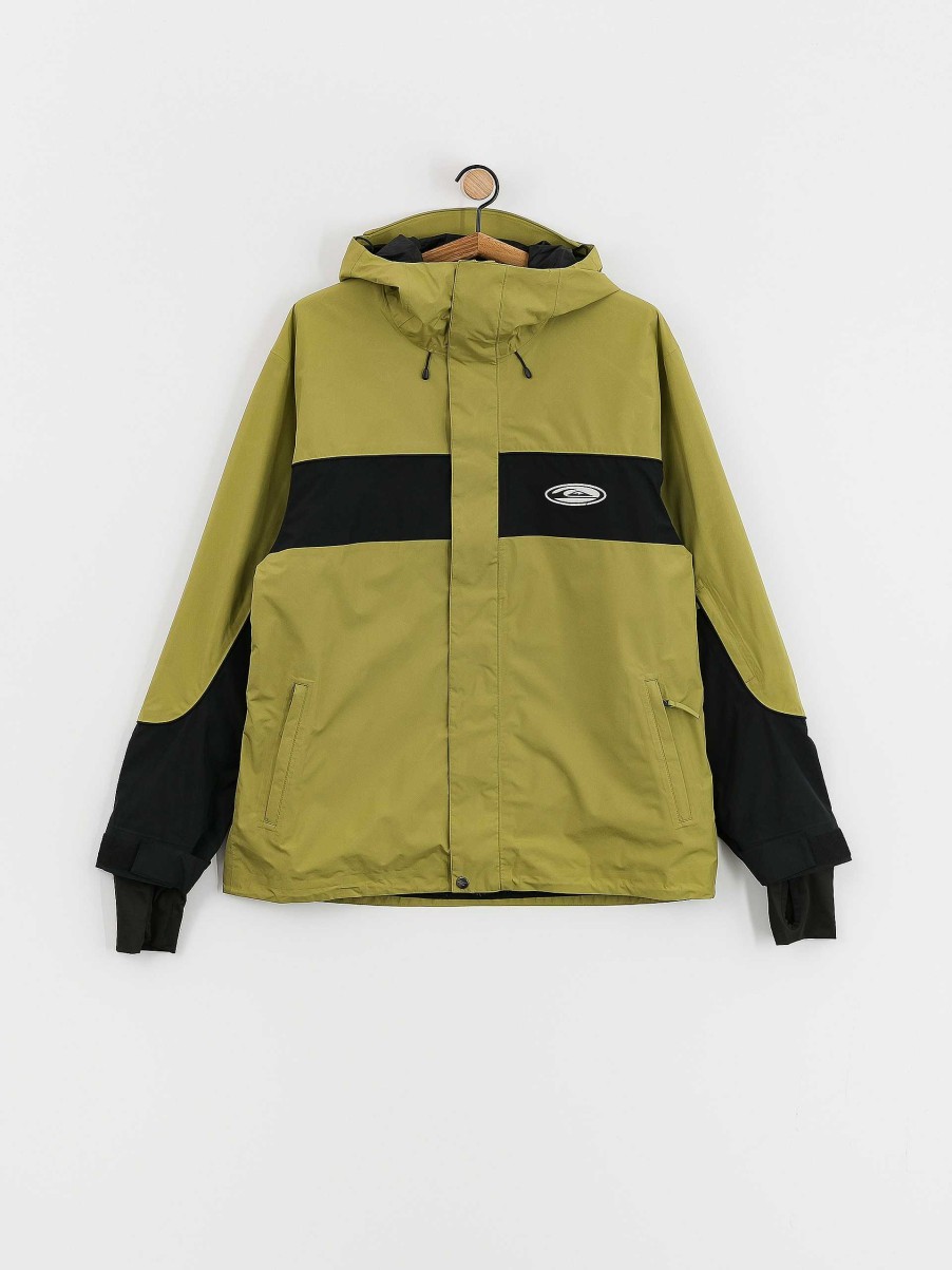 Clothing Quiksilver Snowboard Jackets | Mens Quiksilver High Altitude Gore-Tex Snowboard Jacket Green