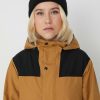 Clothing Volcom Snowboard Jackets | Womens Volcom Ell Ins Gore Tex Snowboard Jacket Brown