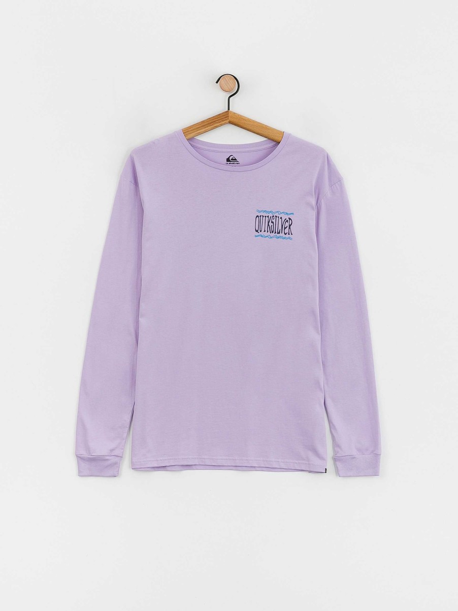 Clothing Quiksilver Longsleeves | Quiksilver Taking Roots Longsleeve Violet