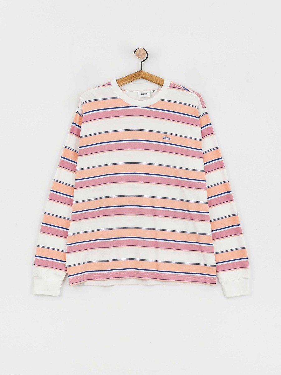 Clothing OBEY Longsleeves | Obey Direct Longsleeve Pink