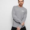 Clothing RVCA Longsleeves | Rvca Icon Longsleeve Grey