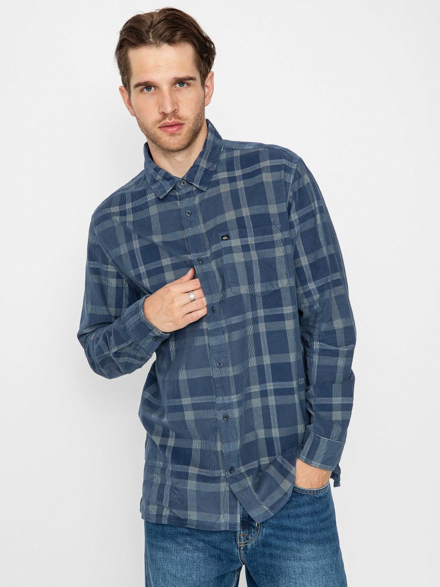 Clothing Quiksilver Shirts | Quiksilver Oakenhead Shirt Blue