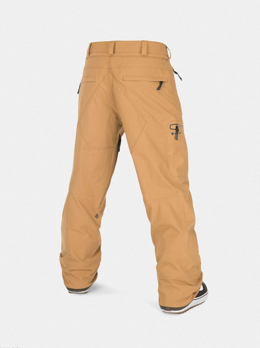 Clothing Volcom Snowboard Pants | Mens Volcom L Gore Tex Snowboard Pants Beige