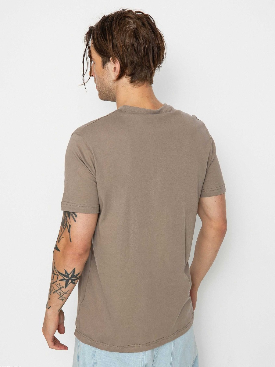 Clothing Iriedaily T-Shirts | Iriedaily Chestflag T-Shirt Brown