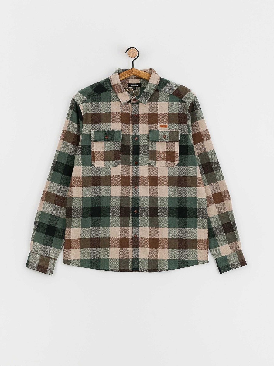 Clothing Iriedaily Shirts | Iriedaily Lumber Fella Shirt Green