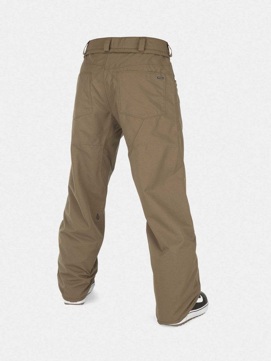 Clothing Volcom Snowboard Pants | Mens Volcom 5 Pocket Snowboard Pants Green