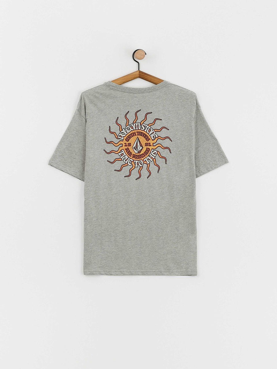 Clothing Volcom T-Shirts | Volcom Fried Hth T-Shirt Grey