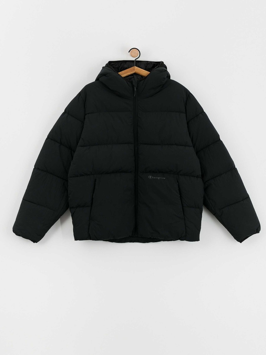 Clothing Champion Jackets | Champion Hooded Jacket 219194 Jacket Black