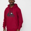 Clothing Quiksilver Sweatshirts/Hoodies | Quiksilver Big Logo Hd Hoodie Burgundy