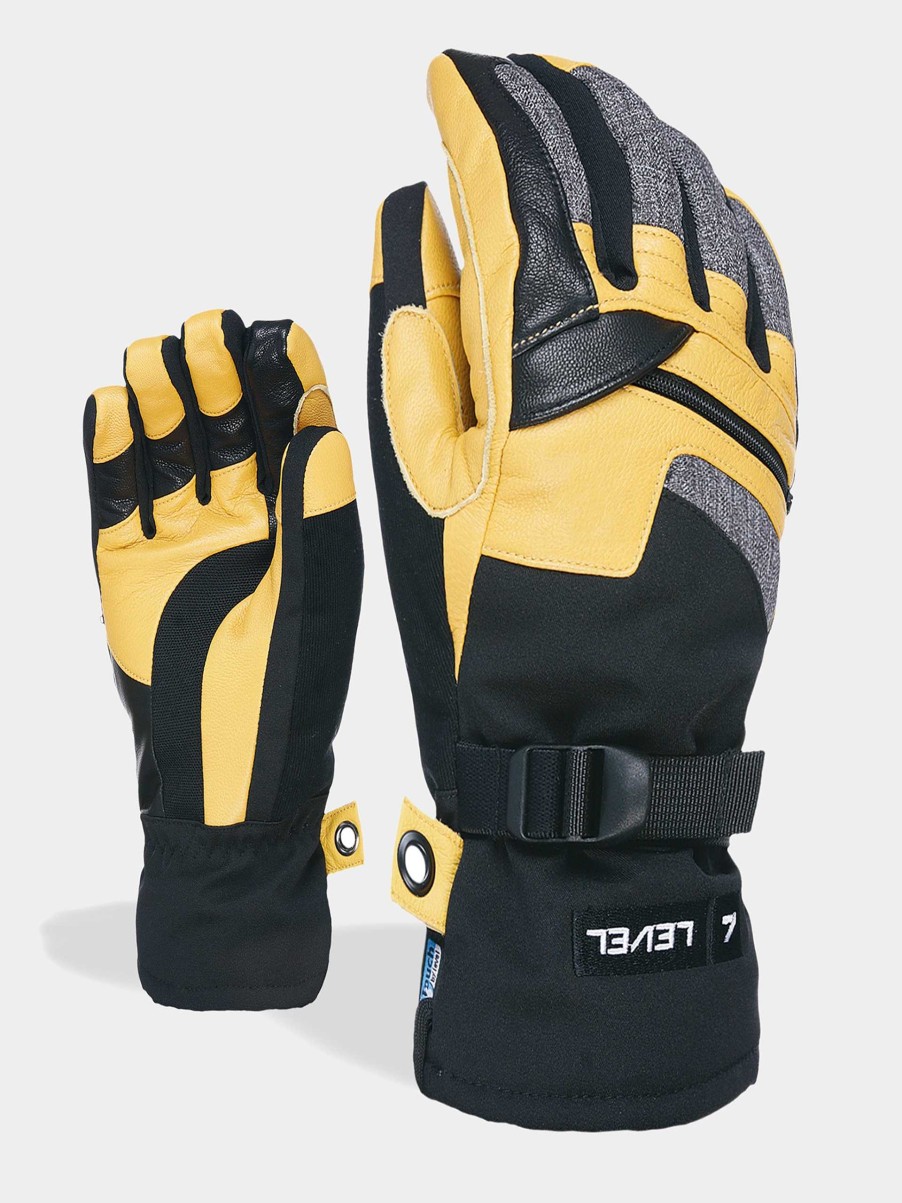 Clothing Level Snowboard Gloves | Level Ranger Leather Gloves Multicolor