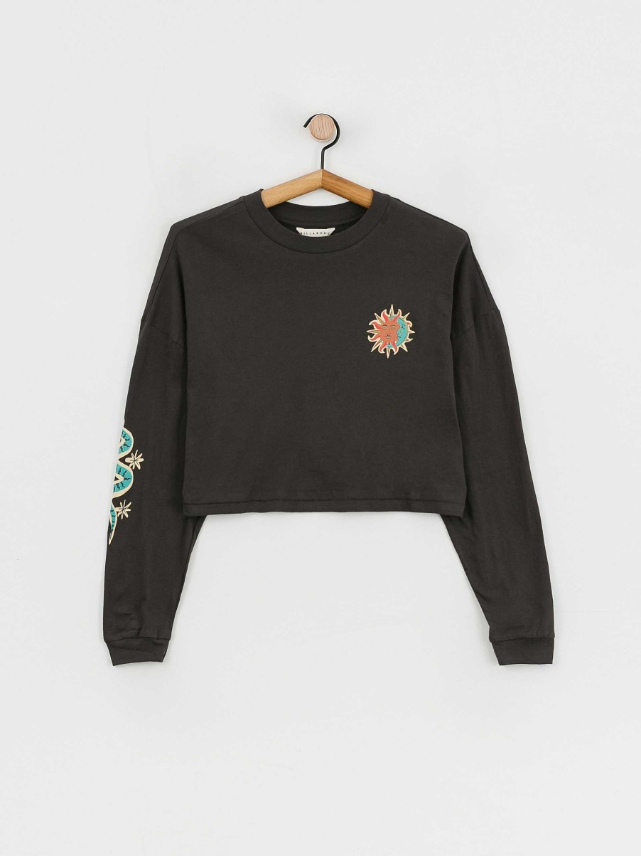 Clothing Billabong Longsleeves | Billabong Beach Boyfriend Longsleeve Wmn Black