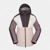 Clothing Volcom Snowboard Jackets | Womens Volcom Rossland Ins Snowboard Jacket Beige