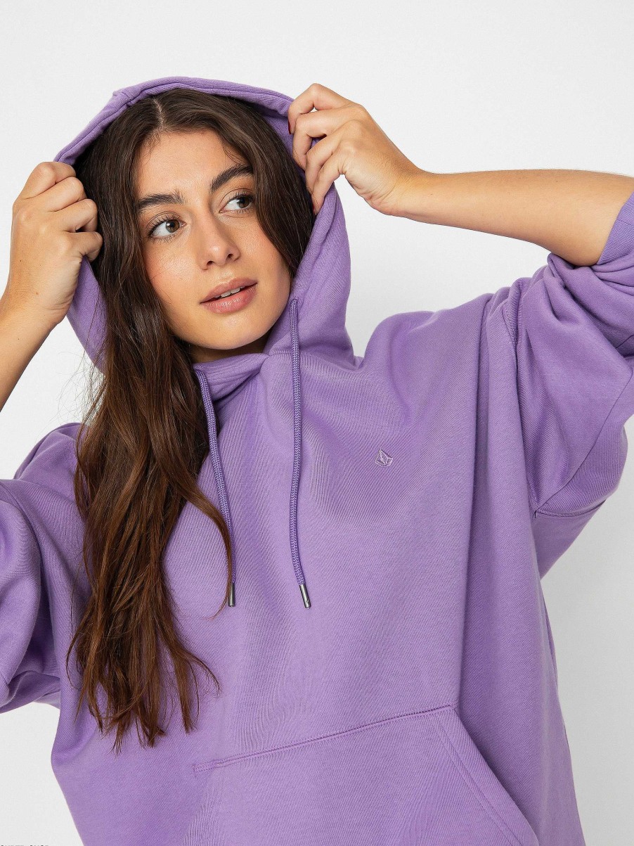 Clothing Volcom Sweatshirts/Hoodies | Volcom Stone Heart Ii Hd Hoodie Wmn Violet