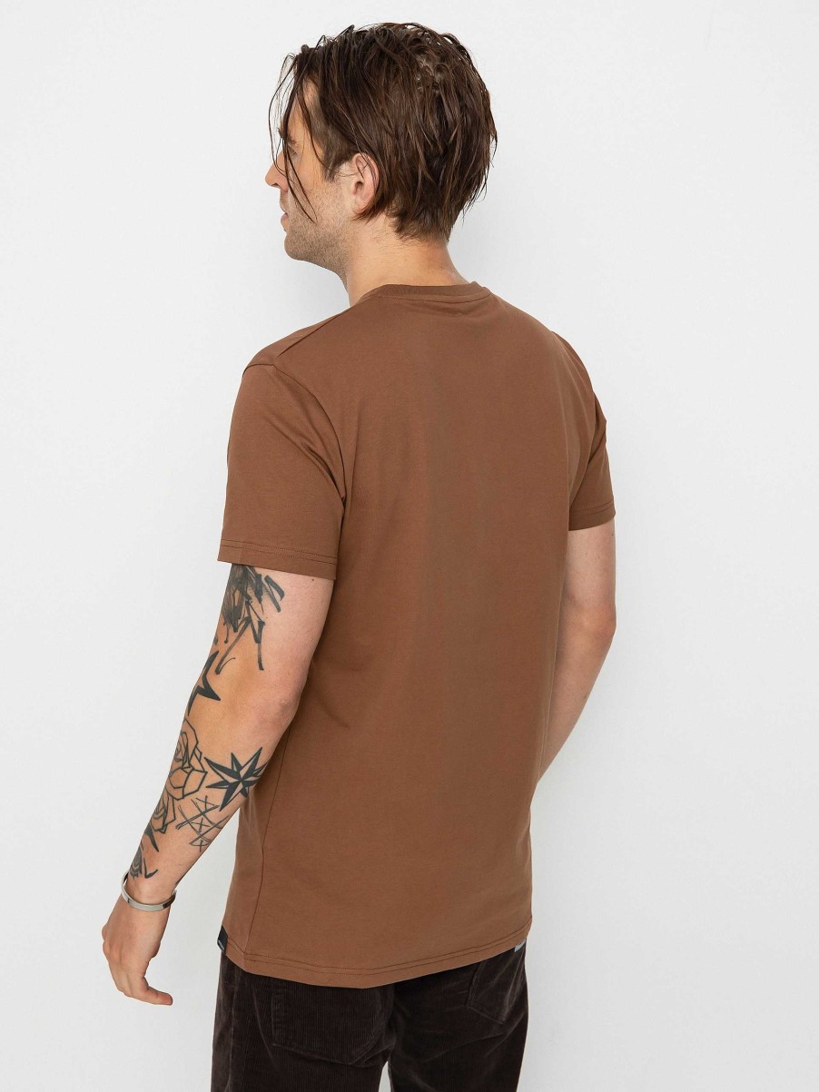 Clothing Iriedaily T-Shirts | Iriedaily Nutcrax Emb T-Shirt Brown