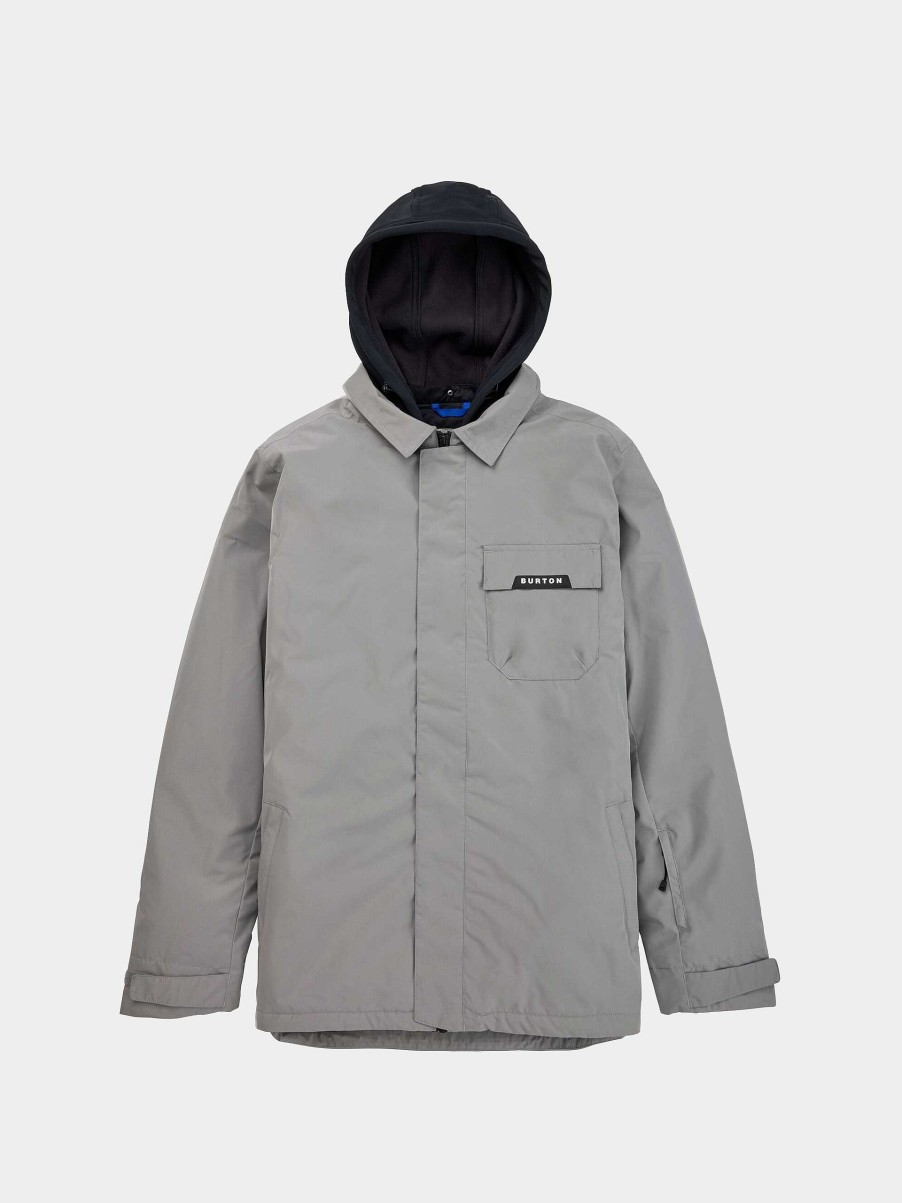 Clothing Burton Snowboard Jackets | Mens Burton Dunmore Snowboard Jacket Grey