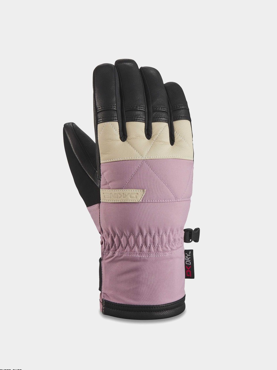 Clothing Dakine Snowboard Gloves | Dakine Fleetwood Gloves Wmn Black/Pink