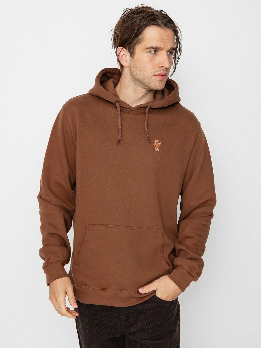 Clothing Iriedaily Sweatshirts/Hoodies | Iriedaily Cookieman Hd Hoodie Brown