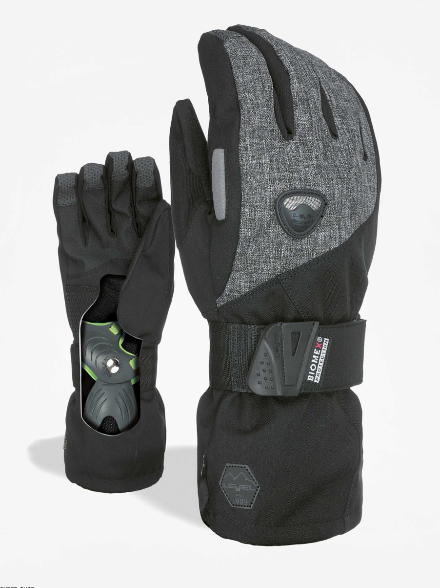 Clothing Level Snowboard Gloves | Level Gloves Fly Black