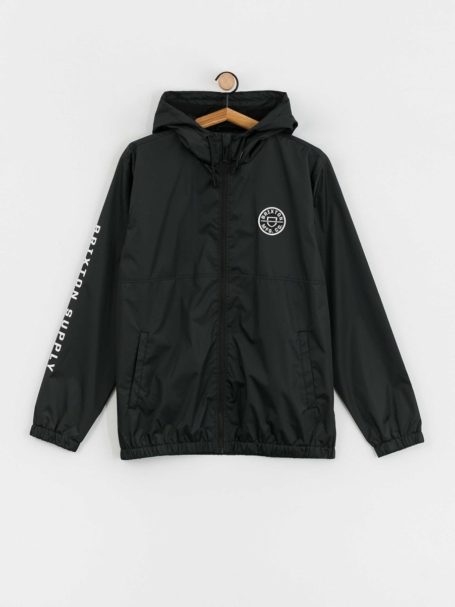 Clothing Brixton Jackets | Brixton Claxton Crest Lw Zhd Jacket Black