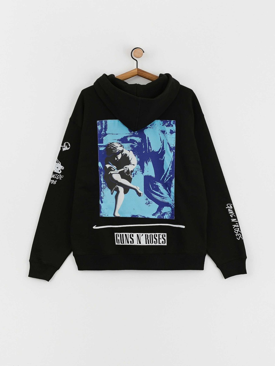 Clothing Primitive Sweatshirts/Hoodies | Primitive X Guns N' Roses Estranged Hd Hoodie Black