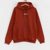 Clothing Vans Sweatshirts/Hoodies | Vans Lowered Loose Hd Hoodie Burgundy