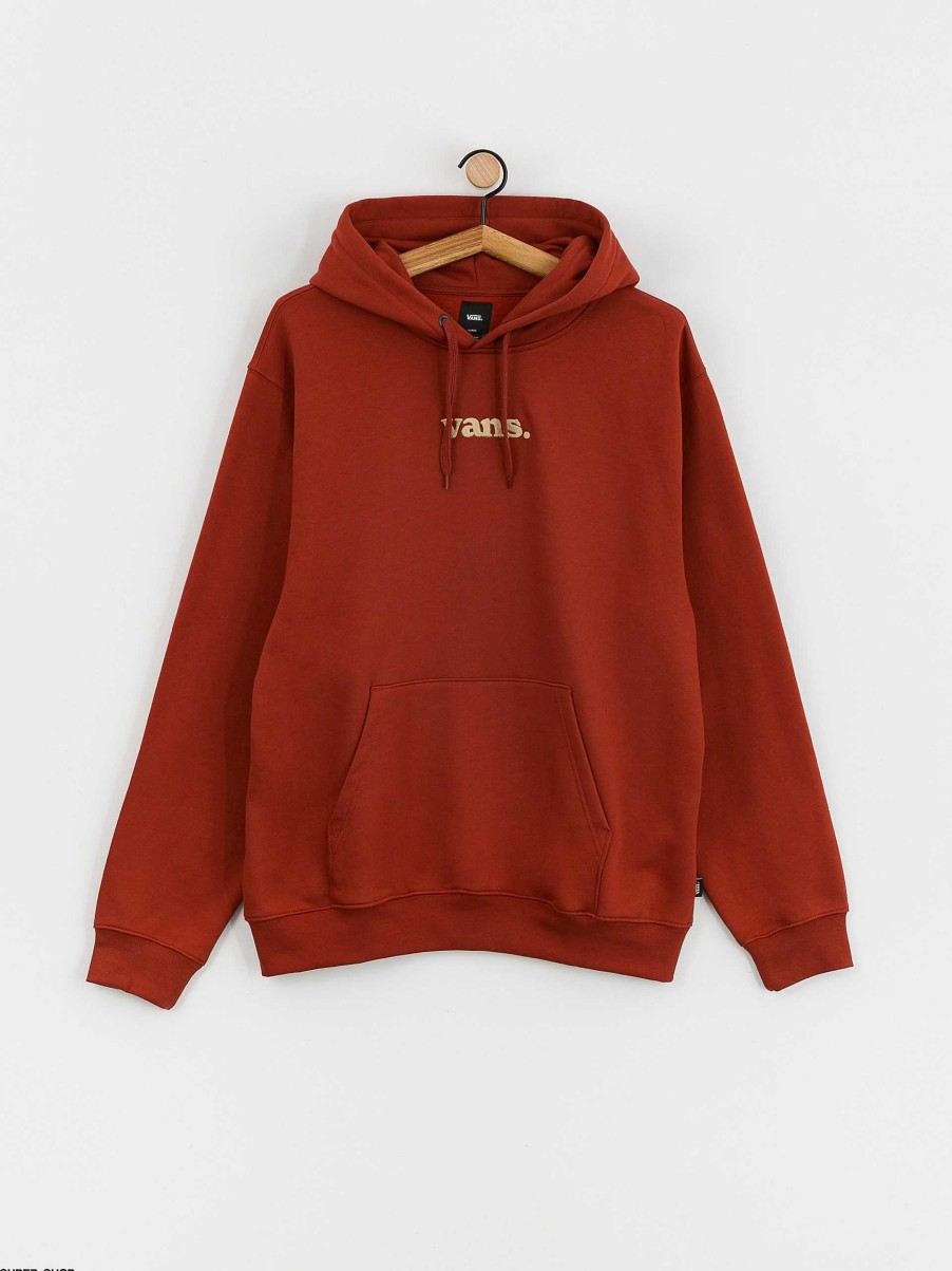 Clothing Vans Sweatshirts/Hoodies | Vans Lowered Loose Hd Hoodie Burgundy