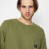 Clothing Vans Longsleeves | Vans Alder Ls Pocket Thermal Longsleeve Green