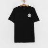 Clothing Vans T-Shirts | Vans Warped Checkerboard Logo T-Shirt Black