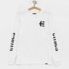 Clothing Etnies Longsleeves | Etnies Icon Longsleeve White